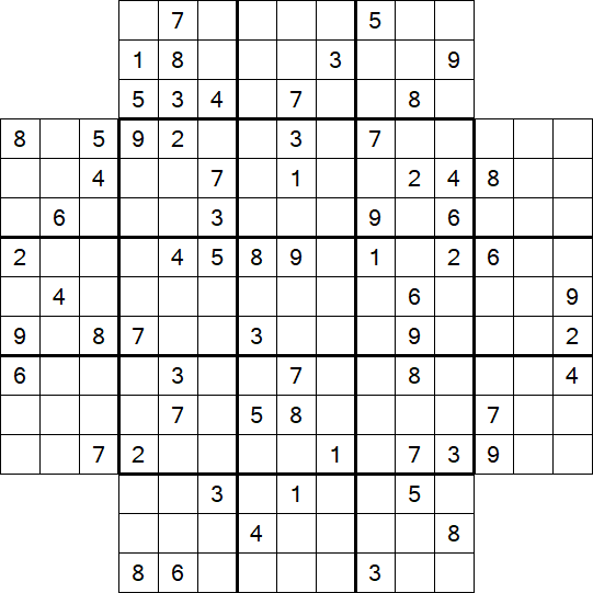 Flower Sudoku - Difícil