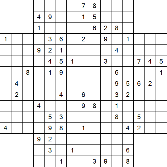 Flower Sudoku - Difficile