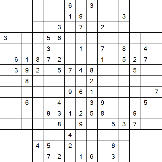 Flower Sudoku - Difficile