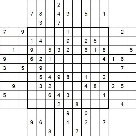 Flower Sudoku - Difficile