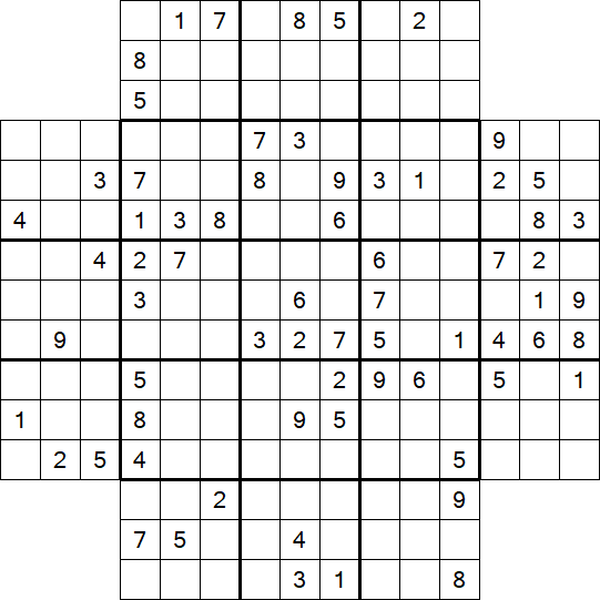Flower Sudoku - Difficile