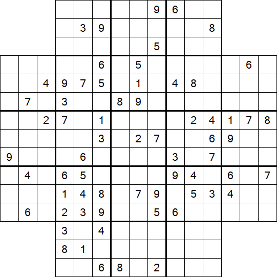 Flower Sudoku - Difficile