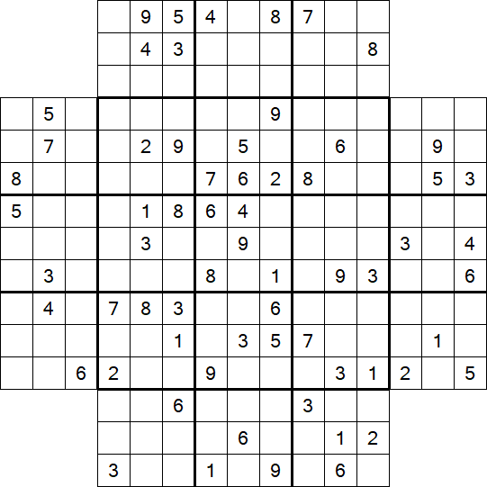 Flower Sudoku - Difficile