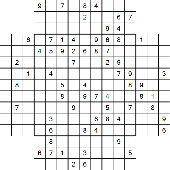 Flower Sudoku - Difficile