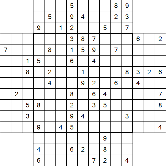 Flower Sudoku - Difficile
