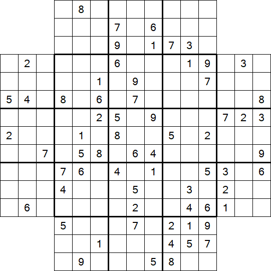 Flower Sudoku - Difficile