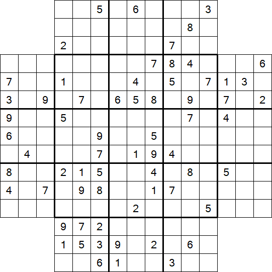 Flower Sudoku - Difficile
