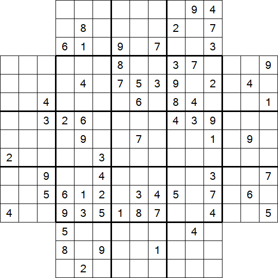 Flower Sudoku - Difficile
