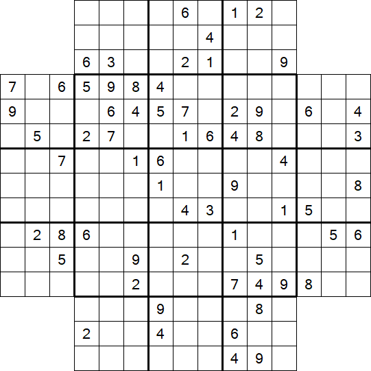Flower Sudoku - Difficile