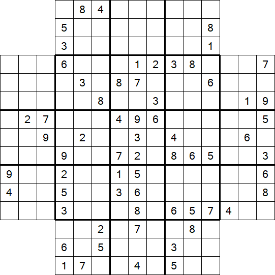 Flower Sudoku - Difficile