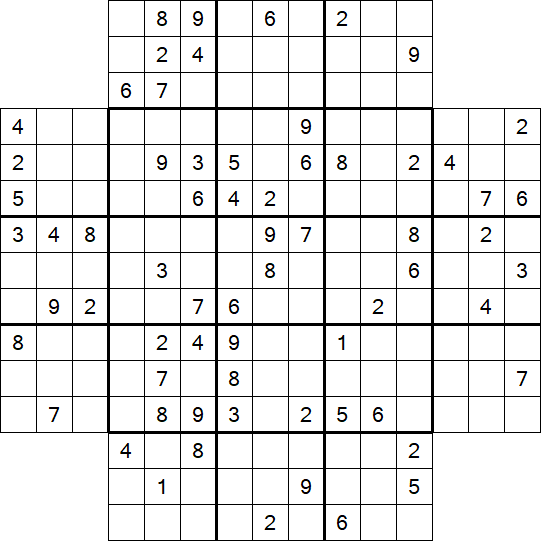 Flower Sudoku - Difficile