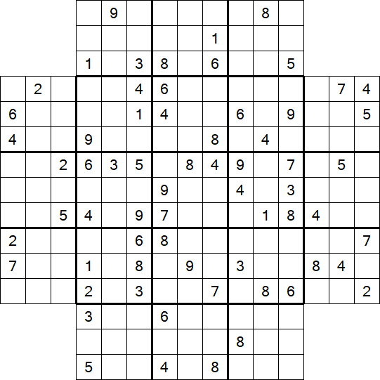 Flower Sudoku - Difficile
