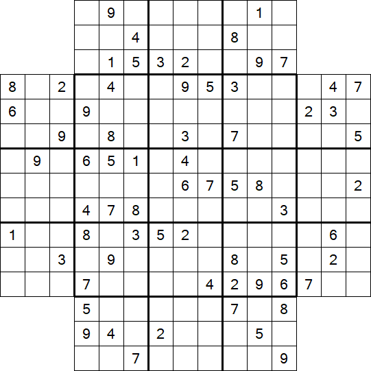 Flower Sudoku - Difficile