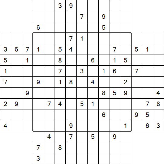 Flower Sudoku - Difficile