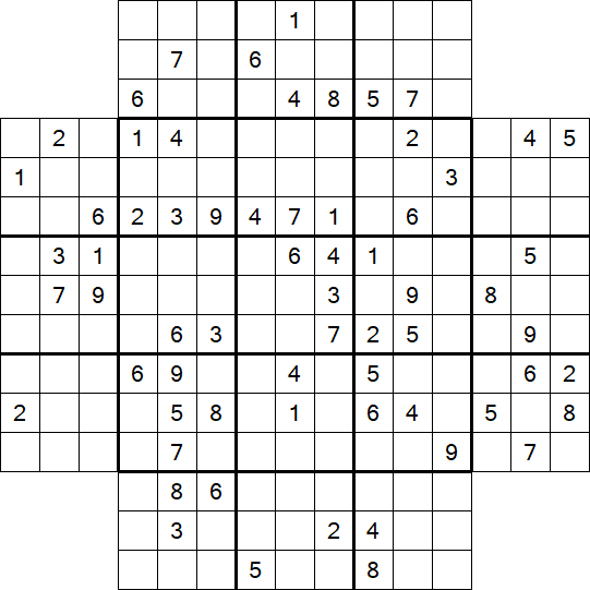 Flower Sudoku - Difficile