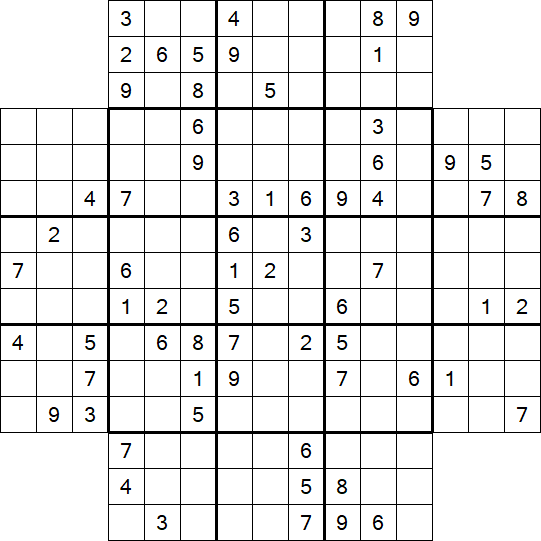 Flower Sudoku - Difficile