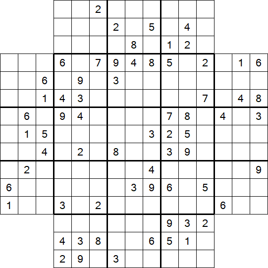 Flower Sudoku - Difficile