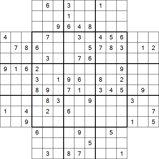 Flower Sudoku - Difficile