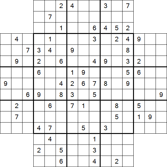Flower Sudoku - Difficile