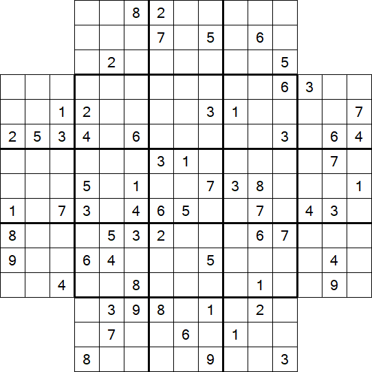 Flower Sudoku - Difficile