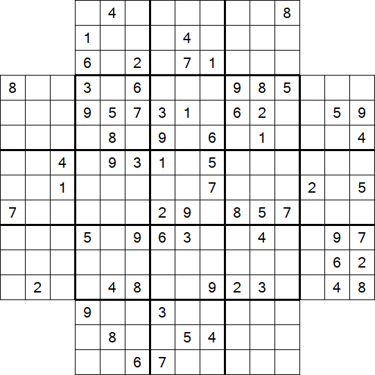 Flower Sudoku - Difficile