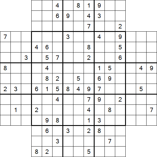 Flower Sudoku - Difficile