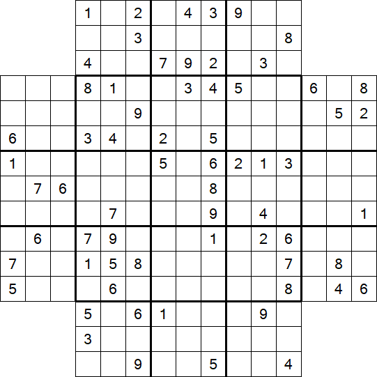 Flower Sudoku - Difficile