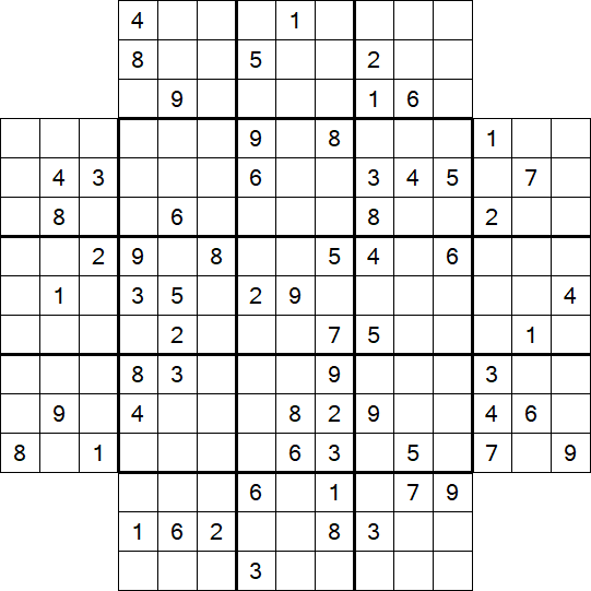 Flower Sudoku - Difficile