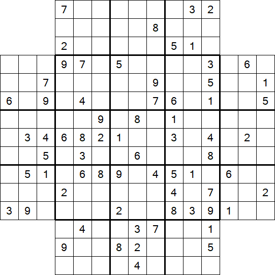 Flower Sudoku - Difficile