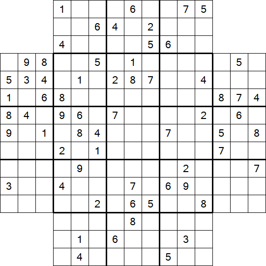Flower Sudoku - Difficile