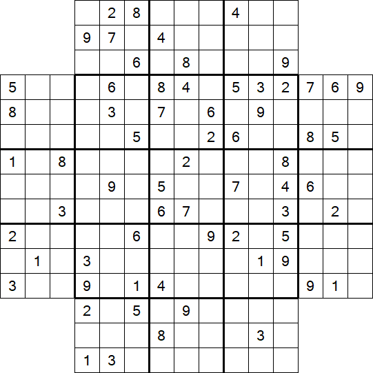 Flower Sudoku - Difficile