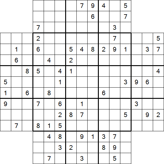 Flower Sudoku - Difficile