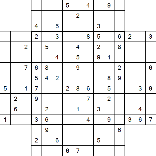 Flower Sudoku - Difficile