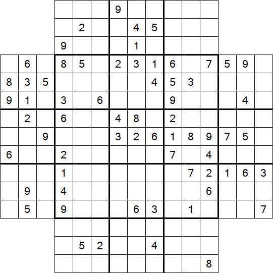 Flower Sudoku - Difficile