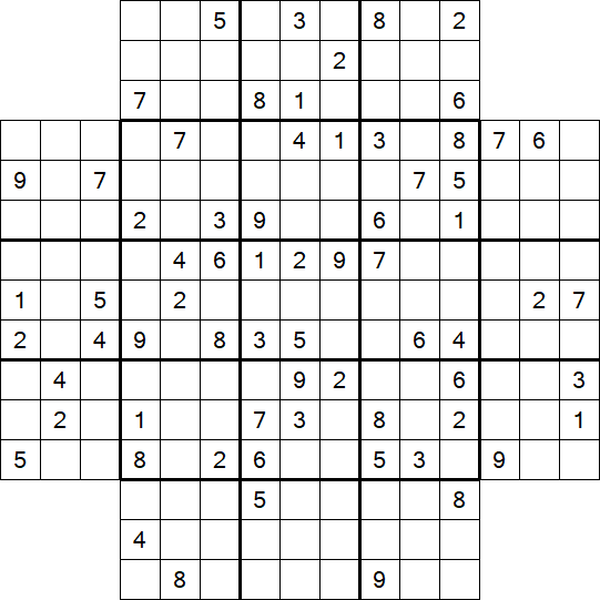 Flower Sudoku - Difficile