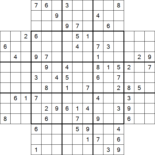 Flower Sudoku - Difficile