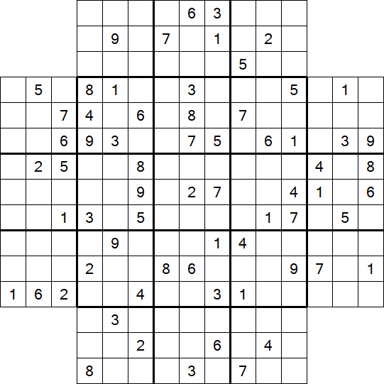Flower Sudoku - Difficile