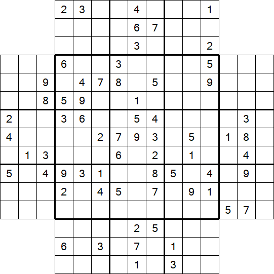 Flower Sudoku - Difficile