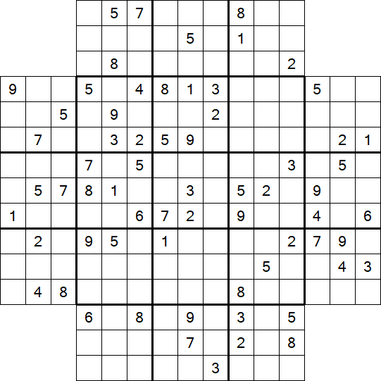 Flower Sudoku - Difficile