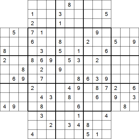 Flower Sudoku - Difficile