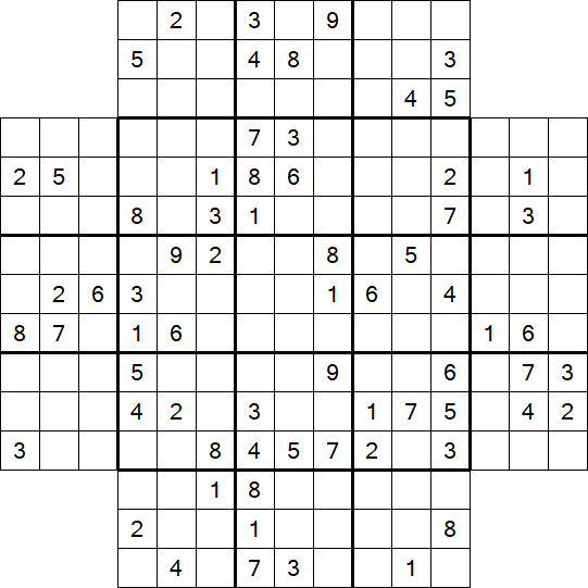 Flower Sudoku - Difficile