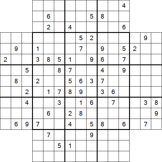 Flower Sudoku - Difficile