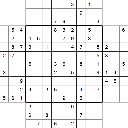 Flower Sudoku - Difficile