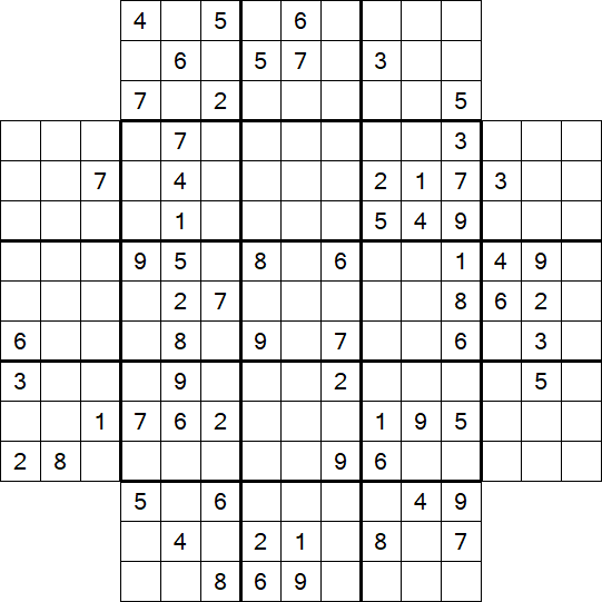 Flower Sudoku - Difficile