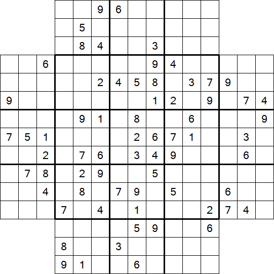 Flower Sudoku - Difficile
