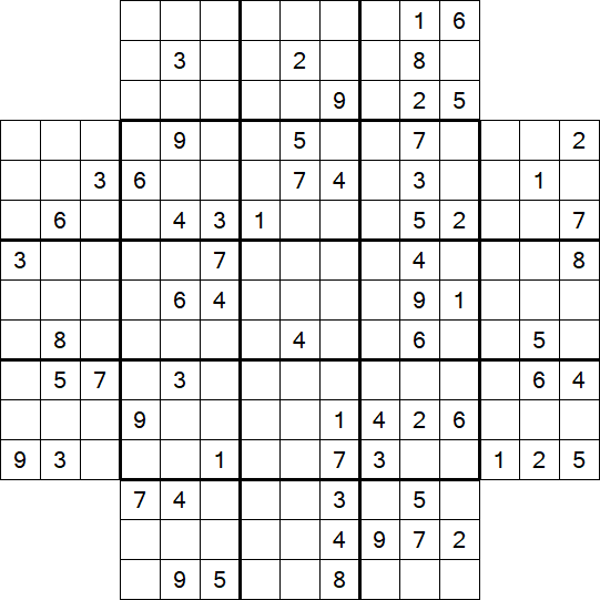Flower Sudoku - Difficile