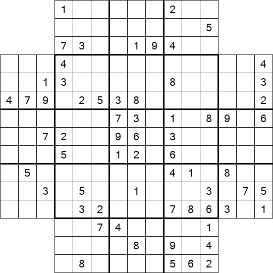 Flower Sudoku - Difficile
