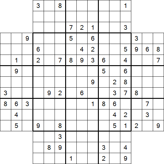Flower Sudoku - Difficile