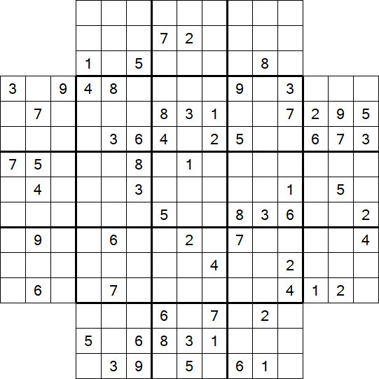 Flower Sudoku - Difficile
