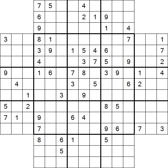 Flower Sudoku - Difficile
